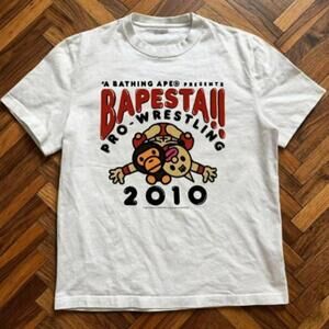 Gildan Men White T-Shirt, Bapesta Pro Wrestling White T-Shirt  Shirt